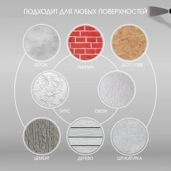 UNDERTONE Краска Быстросохнущая, Гладкая, Акриловая, Матовое покрытие, 0.9 л, 1.2 кг, светло-серый