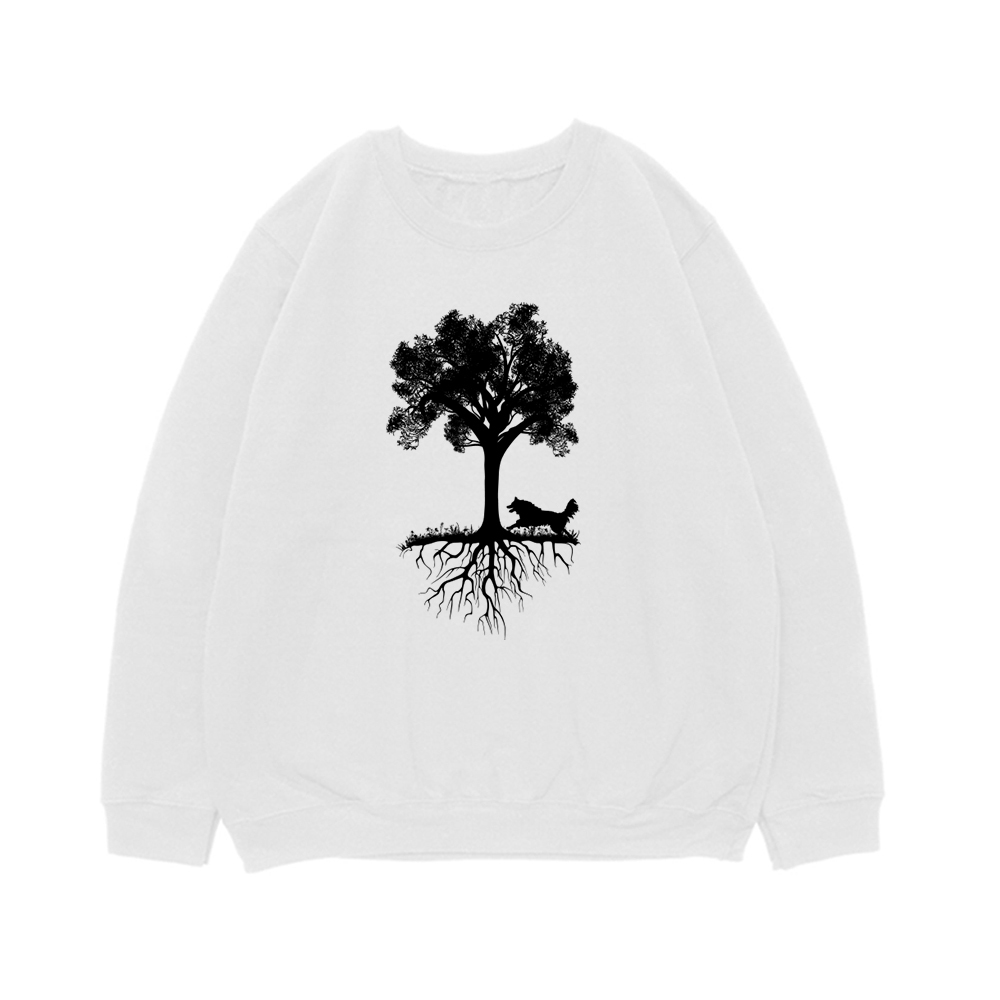 Свитшот "Колли у дерева"