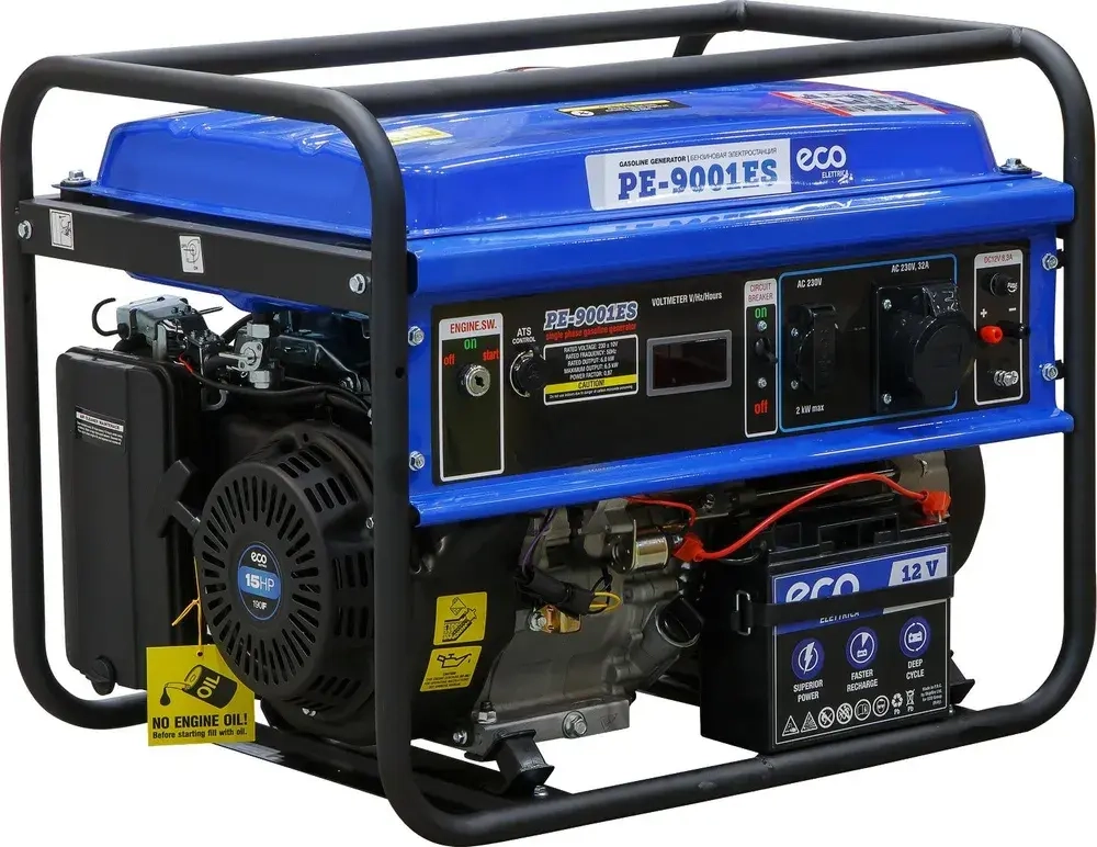 Генератор бензиновый (электростанция) ECO PE-9001ES