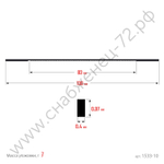 ЗУБР 130мм, 36 TPI, 10шт, Полотна ювелирные для лобзика, Профессионал (1533-10)