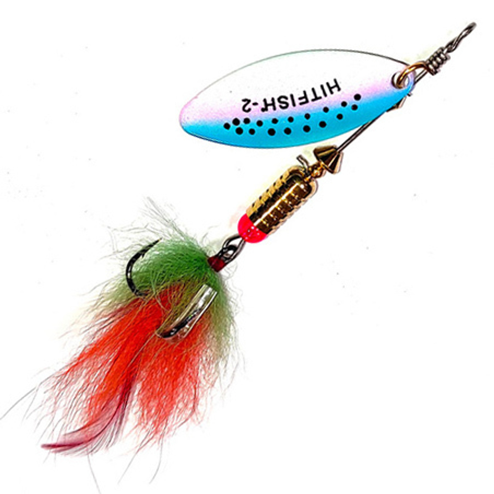 Блесна вращающаяся Hitfish Palia Long №1 (40мм, 6гр)