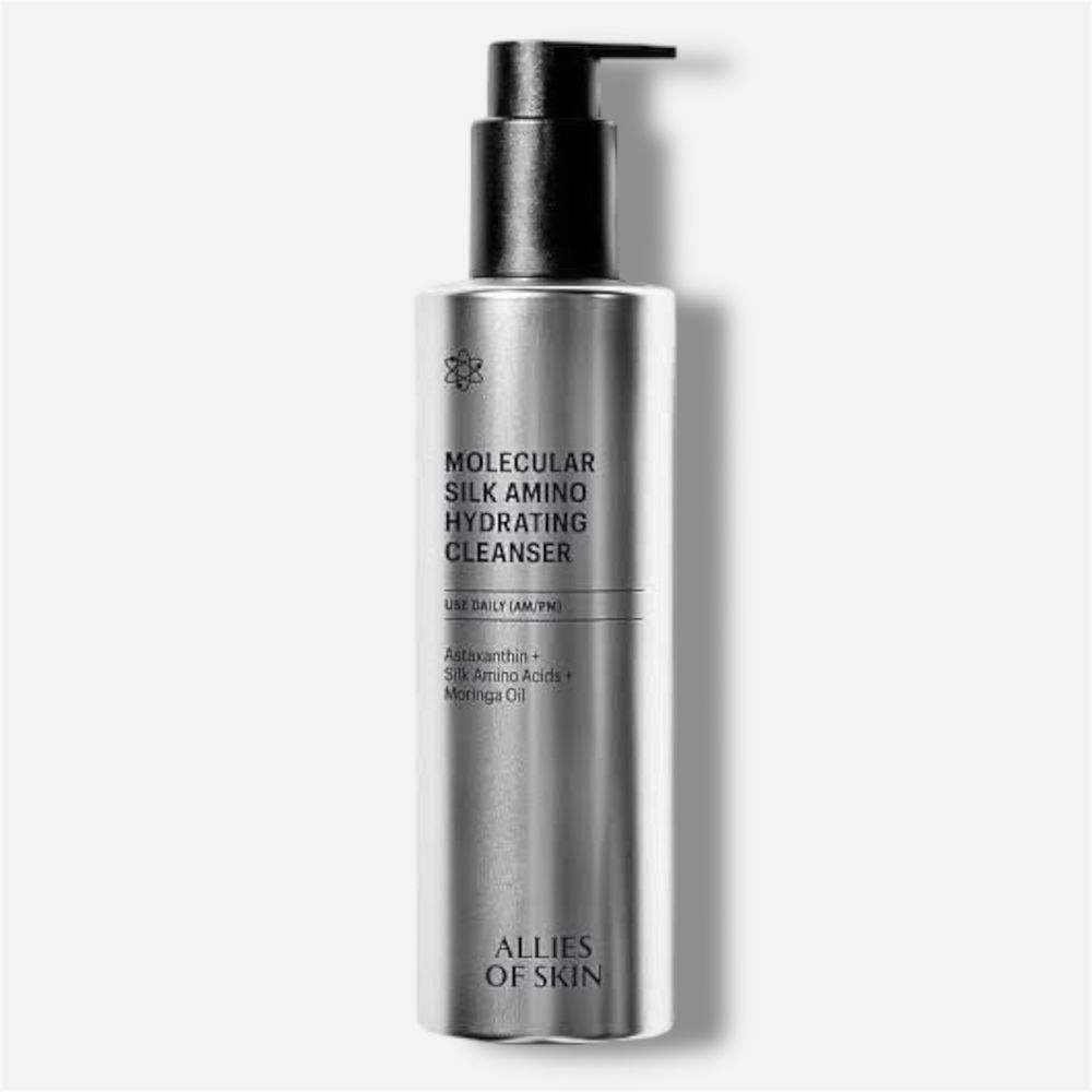 ALLIES OF SKIN Molecular Silk Amino Hydrating Cleanser 250 ОЧИЩАЮЩИЙ УВЛАЖНЯЮЩИЙ ГЕЛЬ ДЛЯ УМЫВАНИЯ С АМИНОКИСЛОТАМИ ШЕЛКА 250 мл