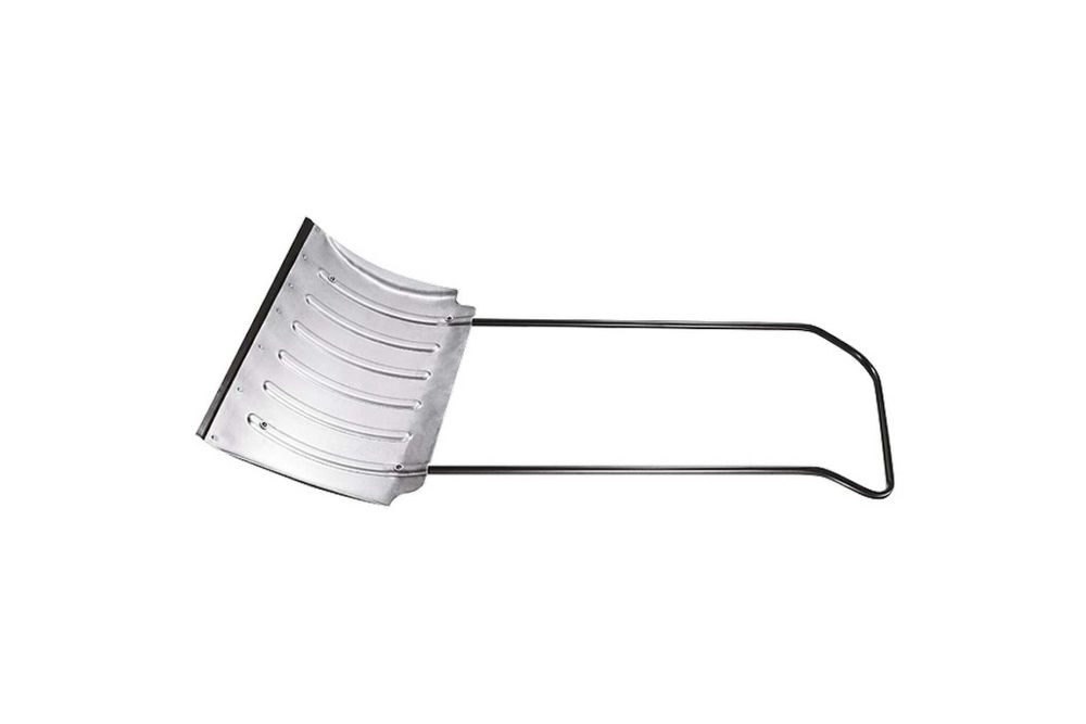 Движок для уборки снега алюминиевый, 750х420х1120 мм, усиленный, стальная рукоятка, Россия// Сибртех 61583