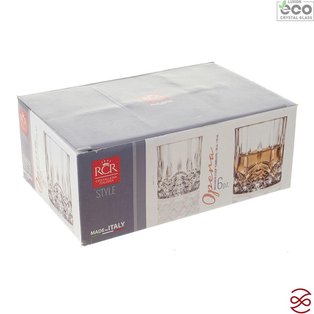 Набор стаканов для виски RCR Opera 300мл (6 шт)