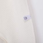 Слип на кнопках "Молоко" из ажурного хлопка 0+