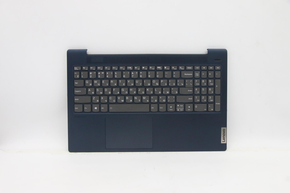 Верхняя панель с клавиатурой (топкейс) для ноутбука Lenovo IdeaPad 5-15ITL05. раскладка - русская, с подсветкой, синяя (5CB1B42884), оригинал