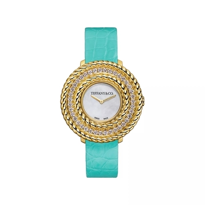 Часы из жёлтого золота с бриллиантами , Tiffany 💠Jean Shlumberge