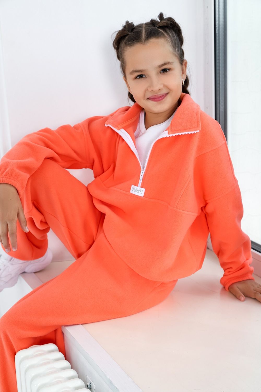 Костюм для девочки Скай-1 Виотекс КОРАЛЛОВЫЙ