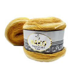 Пряжа Angora Luks Color, 150г, 810м, 80%акрил,15%шерсть, 5%мохер (цена за 1шт)
