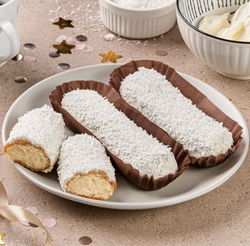 Эклер кокосовый 70гр х5шт/уп х6/кор Десертные истории