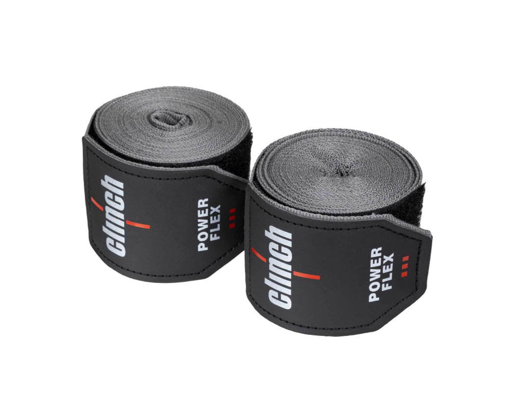 Бинты боксерские Clinch Boxing Hand Wrap Power Flex серые C239
