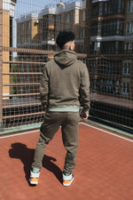 Худи тёмно-оливковая Yakuza Premium 3626-1