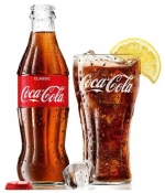 Газированный напиток Coca-Cola в стекле, 0,33 л