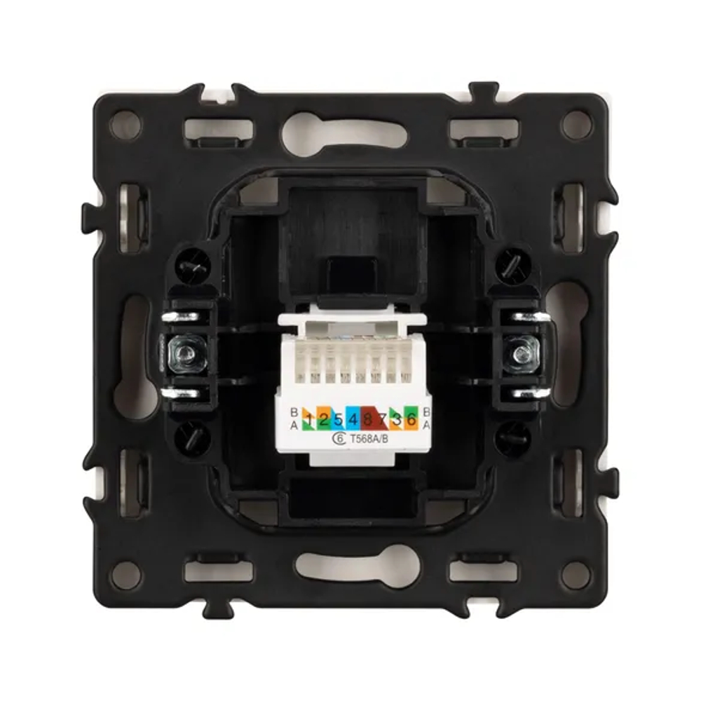 Механизм компьютерной розетки SCT-NOBE-MPC1-SFPL-WH (RJ-45, CAT6) (Arlight, -) 054304