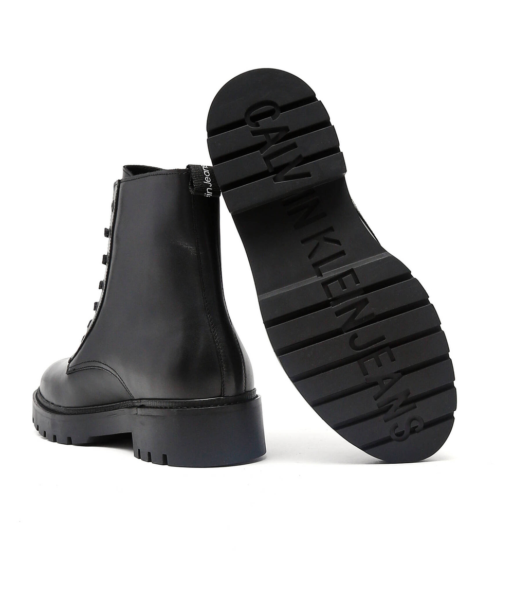 Кожаная обувь combat mid laceup CALVIN KLEIN JEANS - черный(YM0YM00262)