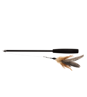 Игрушка-дразнилка для кошек телескопическая "Перо", 370-970/220мм, Triol