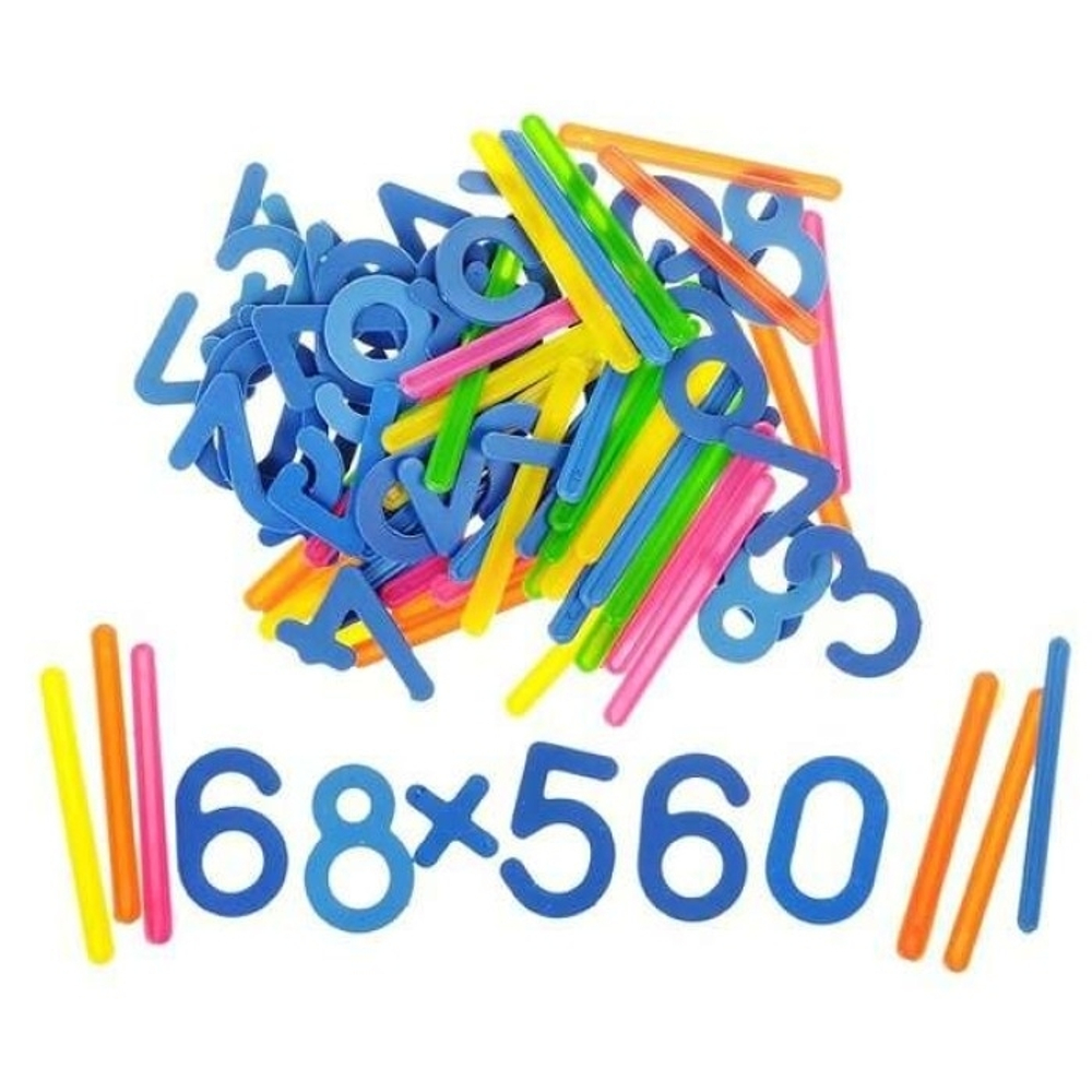 Счетный материал, цифры, знаки ПЧЕЛКА, "Учись считать"