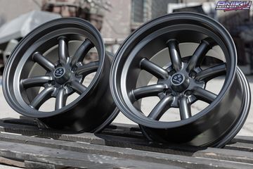 Комплект разношироких дисков Watanabe RS Style R15 8/9J 4*100 Gunmetal