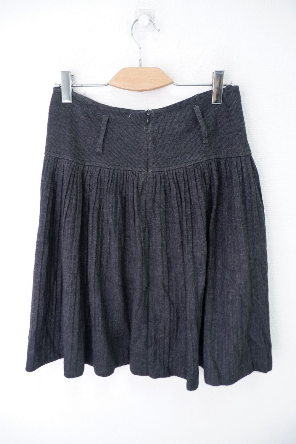 Юбка серая шерстяная 46 размер