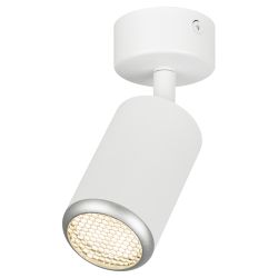 Светильник настенно-потолочный спот ЭРА OL55 WH/SL MR16 GU10 IP20 белый/серебро