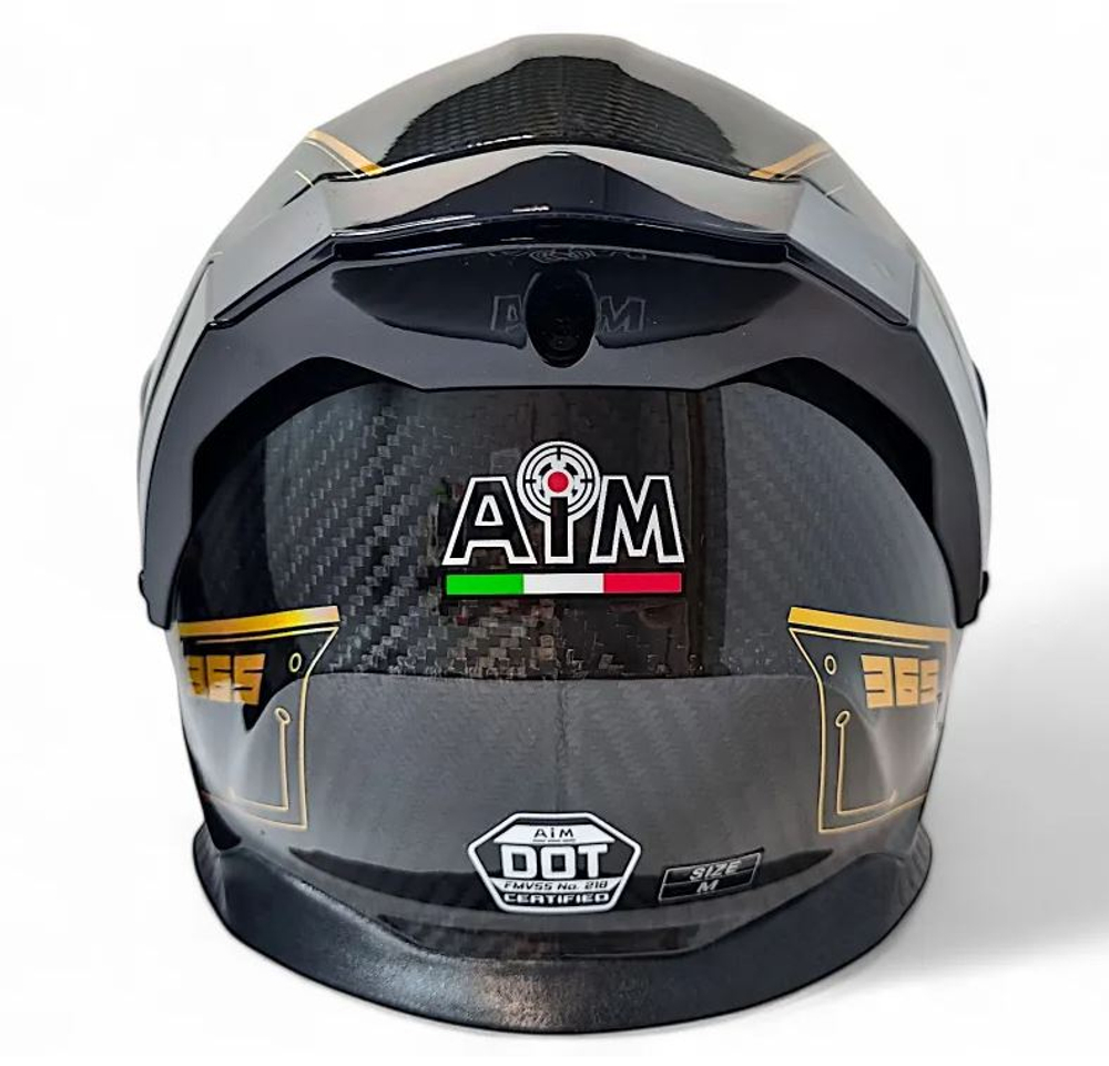 Шлем AiM RH365 Carbon KAIQI GOLDEN