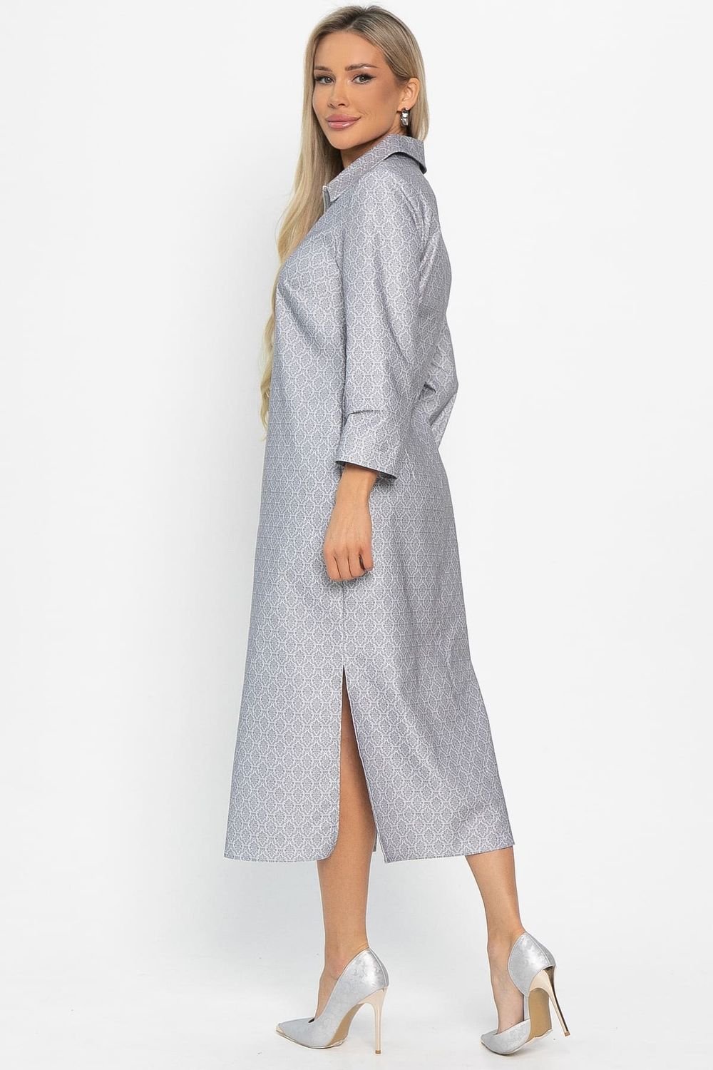 Платье Лоуренс НЬЮ (светло-серое) П14876-18М LT Collection