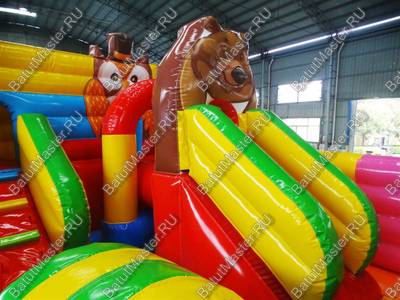 Надувной батут "В гостях у совы", 6,5*4,8*3,4 м