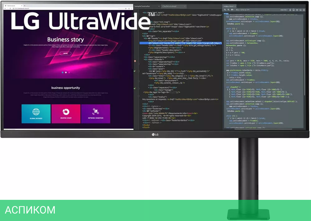 Монитор LG UltraWide 34WN780-B