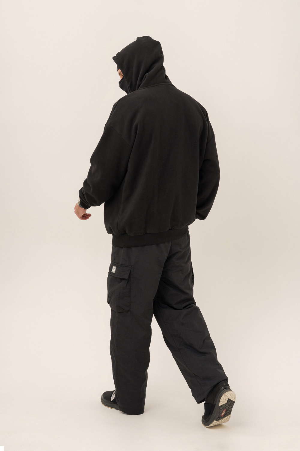 Худи KUL'TURA "HALF ZIP FLEECE 450 GR" Черный