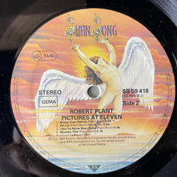 Винтажная виниловая пластинка LP Robert Plant, Pictures At Eleven (Германия 1982)