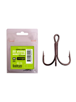 Крючки рыболовные Saikyo 7046BN 2X № 3 (5шт) тройник
