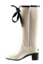 Сапоги BoomBoots White&Black High