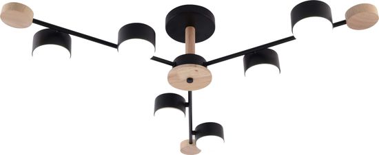GX3751-6 BK+WOOD (1) Люстра RL