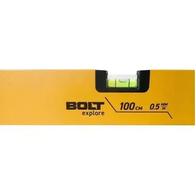 Уровень пузырьковый 100 см, 3 глазка коробчатый, полезный