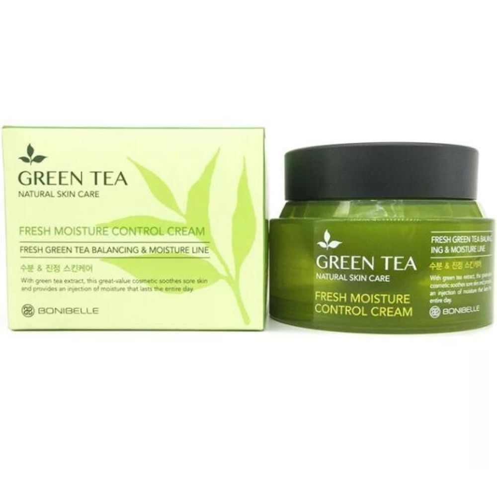 Bonibelle. Увлажняющий крем с экстрактом зеленого чая Green Tea Fresh Moisture Control Cream