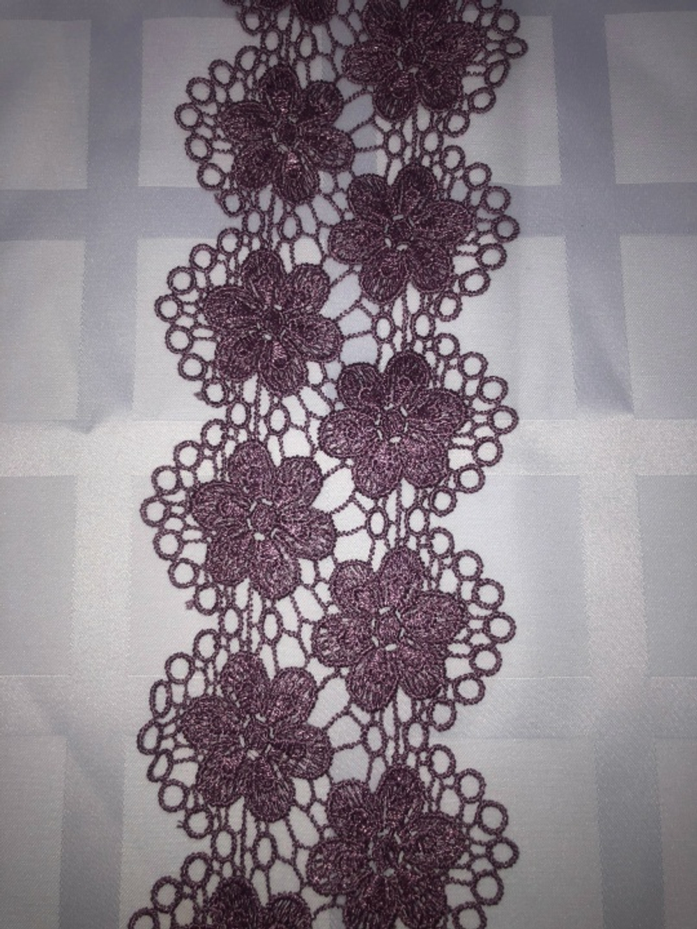 Кружево плетенное, гипюр, 85мм, 1м