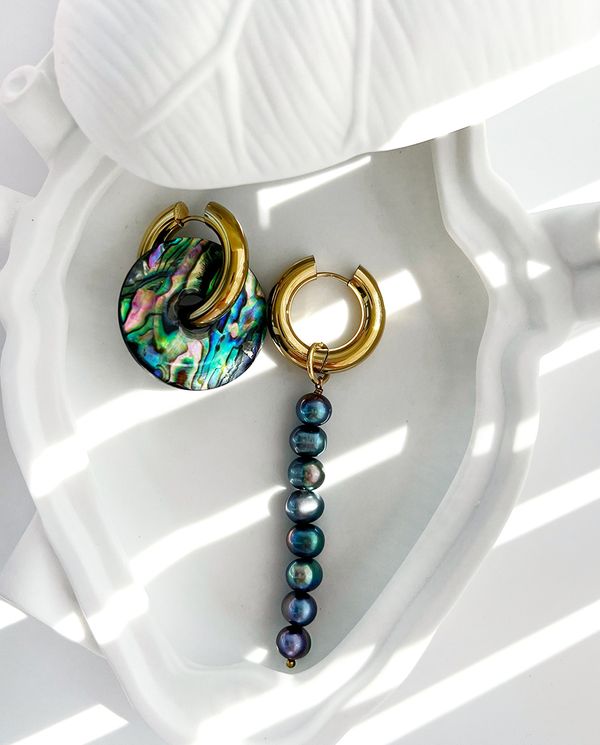 Подвеска Пончик абалон