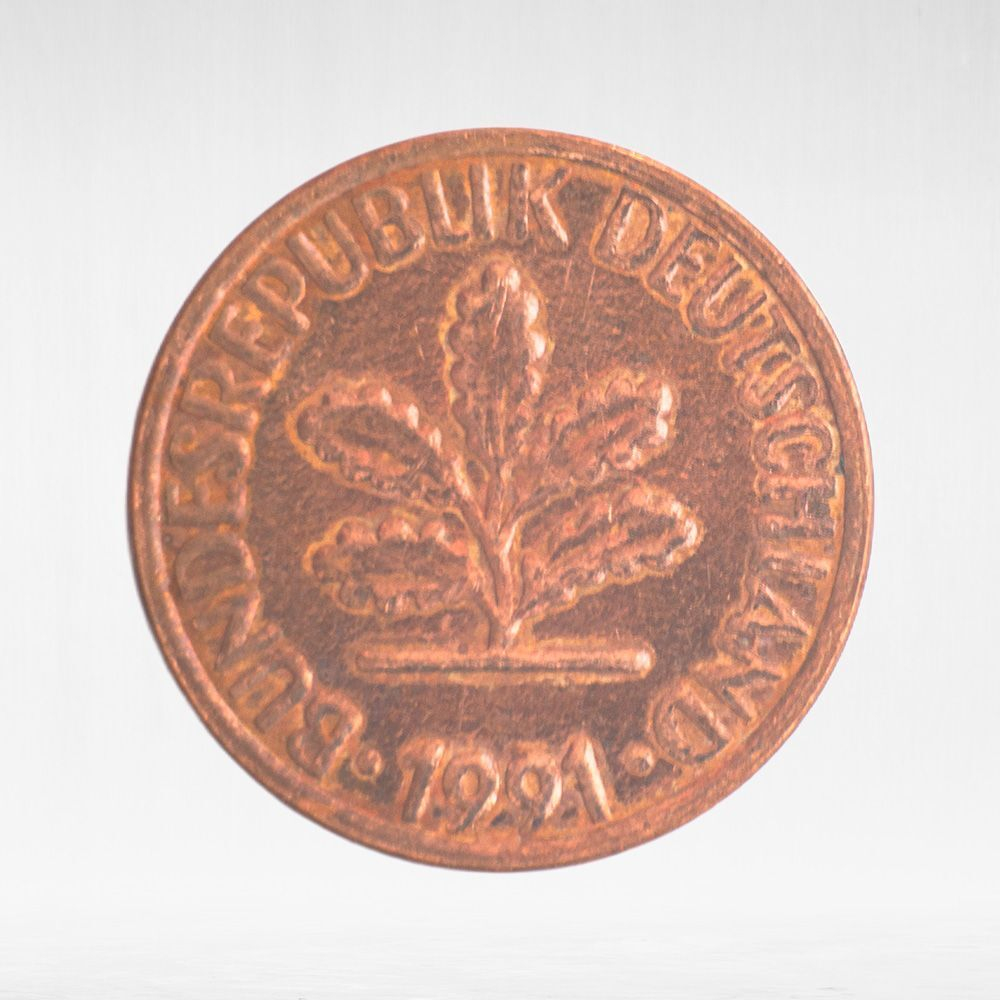 Germany, 1 Pfennig, 1991, (Munich Mint - "D"), VF