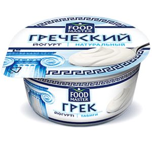 ЙОГУРТ ГРЕЧЕСКИЙ НАТУРАЛЬНЫЙ 8,4% 130ГР FOOD MASTER