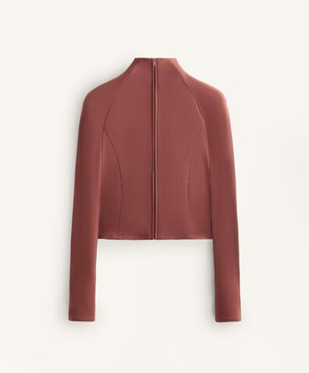 Oysho Легкая и теплая высокотехнологичная куртка, линялый махагон