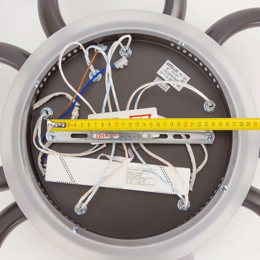 Citilux Паркер Смарт CL225A160E RGB Умная люстра Белая