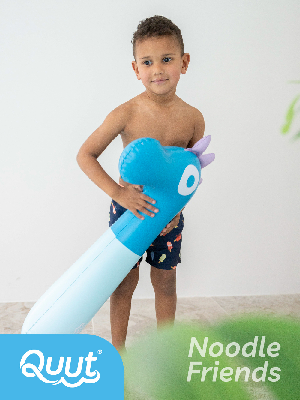 Игрушка надувная для плавания Quut Noodle Dino