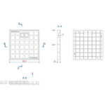 Крышка  пластиковая 200*200 A15 (31852)