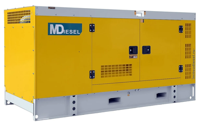 Дизельный генератор 100 кВт Mitsudiesel МД АД-100С-Т400-1РКМ29 в шумозащитном кожухе
