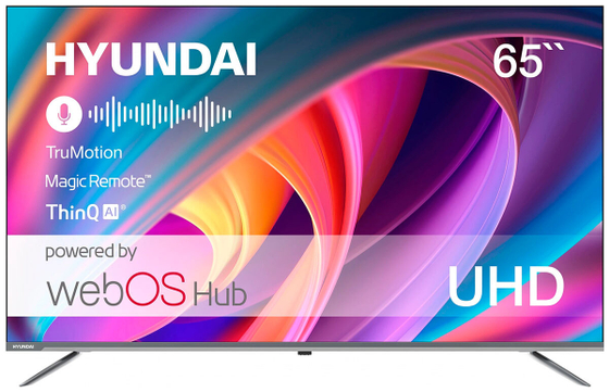 ЖК телевизор Hyundai H-LED65BU7100(UHD Smart,metal frameless)