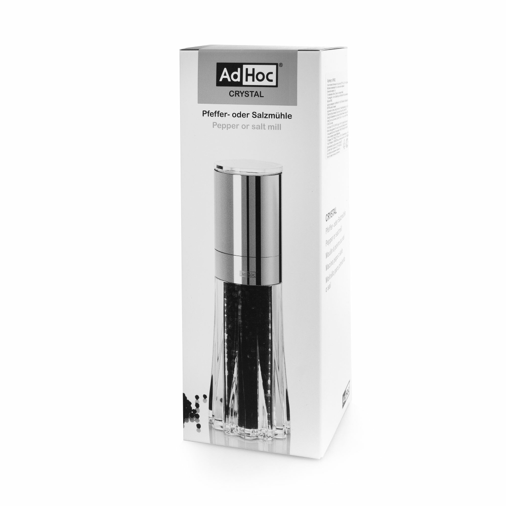 Мельница для перца и соли 17см AdHoc Crystal