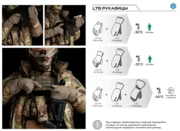 L7B Рукавицы Триада-ТКО Умбра