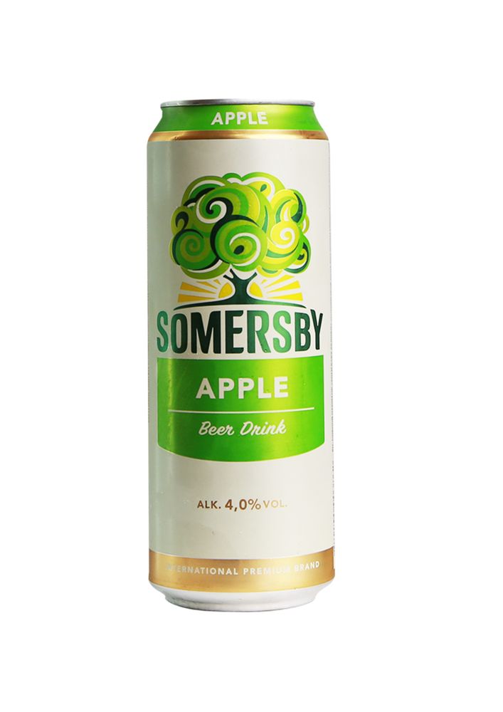 Пивной напиток Somersby Apple 0.45 л.ж/б