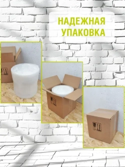 Краска для мебели, стен и наружных работ, белая полуглянцевая, 1 л