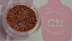 Бульонки пластиковые для дизайна ногтей, микс